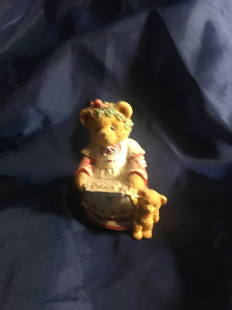 Here/'s Some Cheer To Last The Year #141186 Numbered 1995 Vintage Cherished Teddies Christmas Amanda
