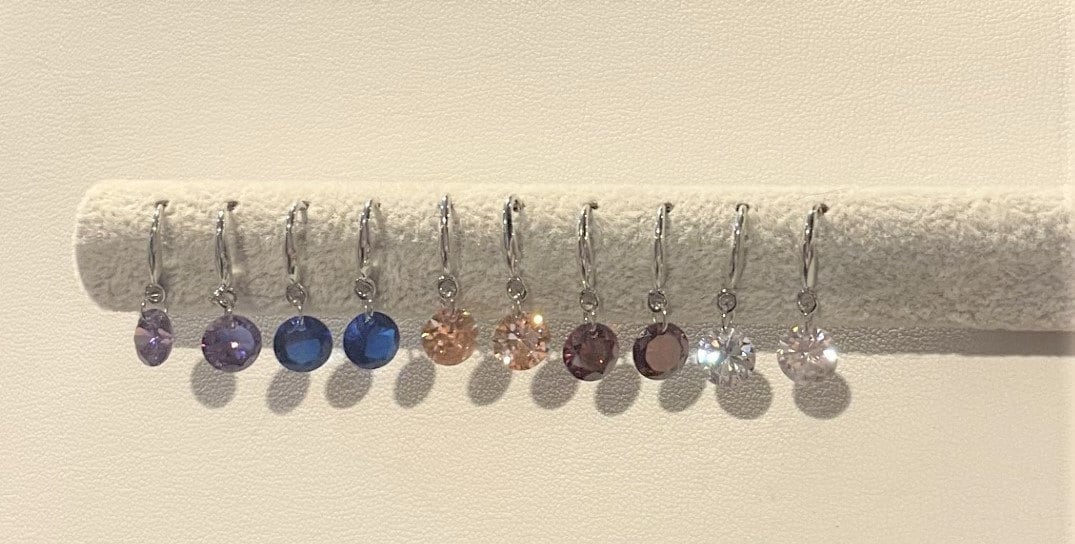 Backless stud deals earrings