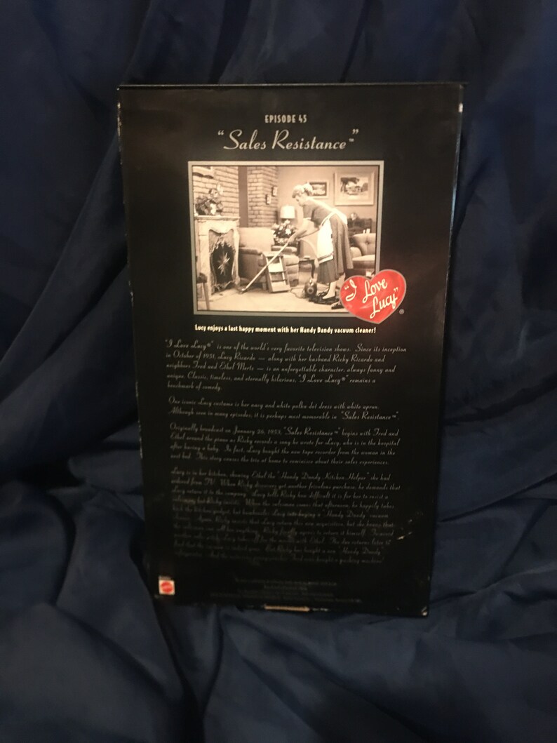 I Love Lucy Barbie Doll Episode 45 Sales Resistance Lucy | Etsy
