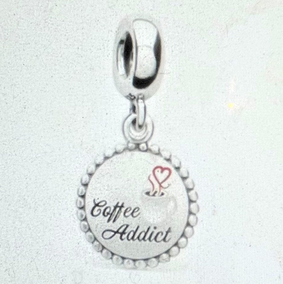 Coffee addict pandora charm clearance