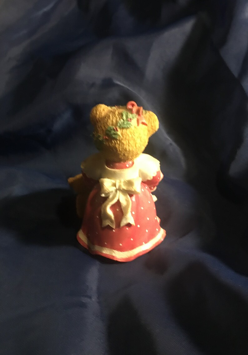 Here/'s Some Cheer To Last The Year #141186 Numbered 1995 Vintage Cherished Teddies Christmas Amanda