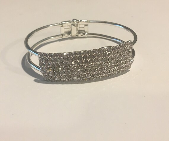 Rhinestone cheap cuff bracelet