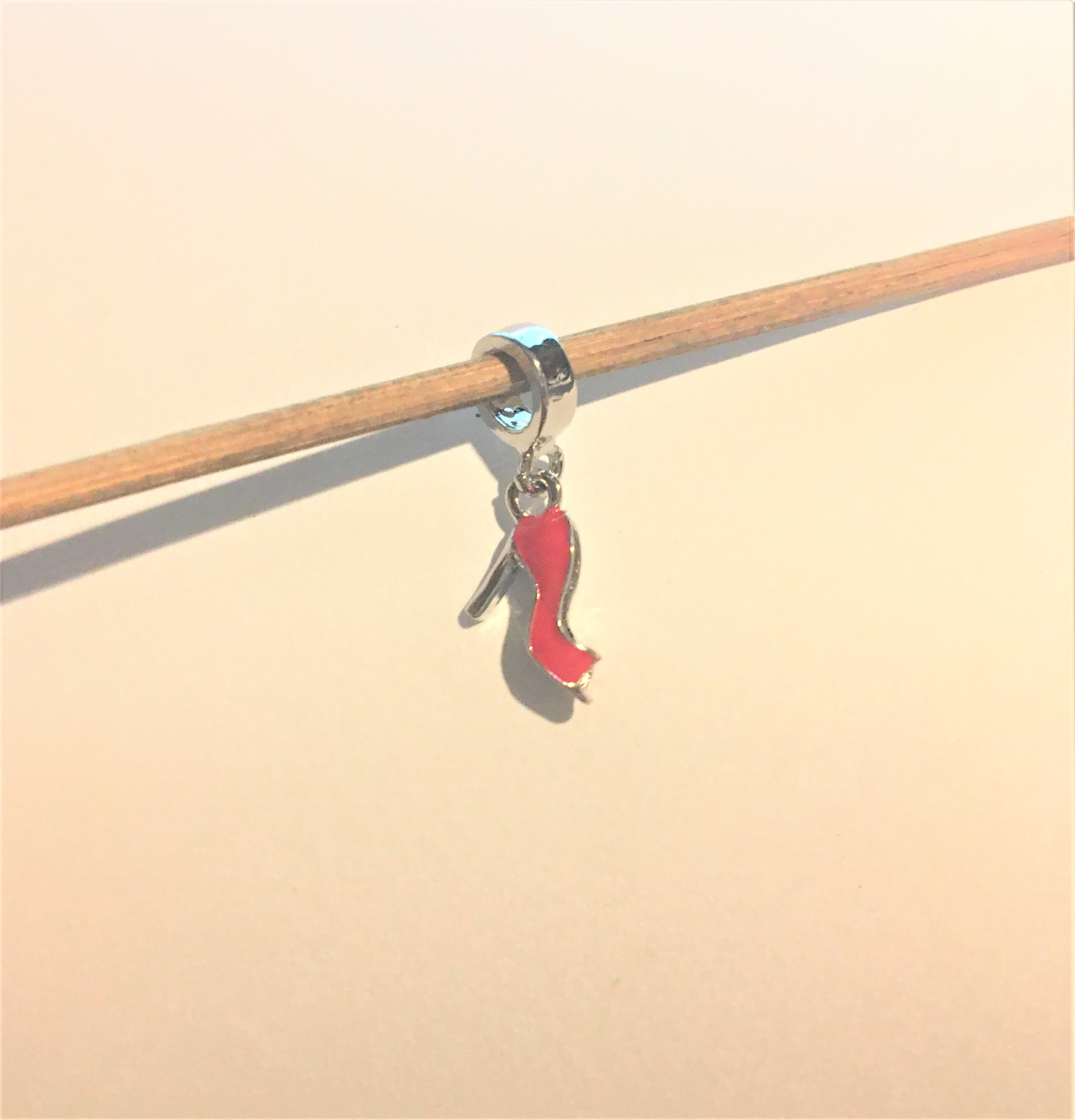 Pandora red shoe charm sale