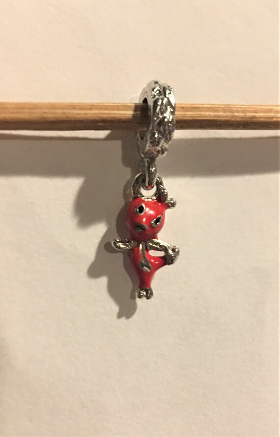 Epcot Red Bird Dangle Charm Fits Pandora Bracelets Epcot Festival Bird Charm Bird Charm Silver
