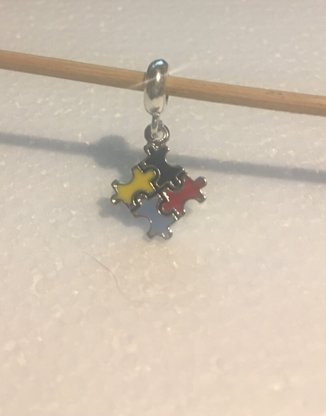 Pandora Style Autism Awareness Dangle Charm Puzzle Piece Etsy