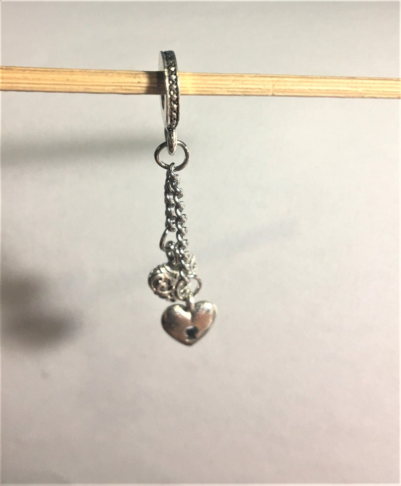 Heart and key pandora charm Clearance