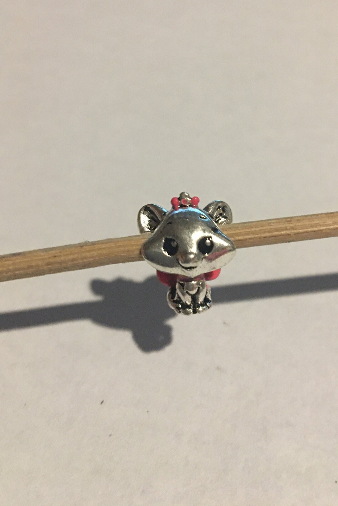 The Aristocats Marie Charm Fits Pandora Bracelets Pink Enamel Bow Silver Enamel Etsy