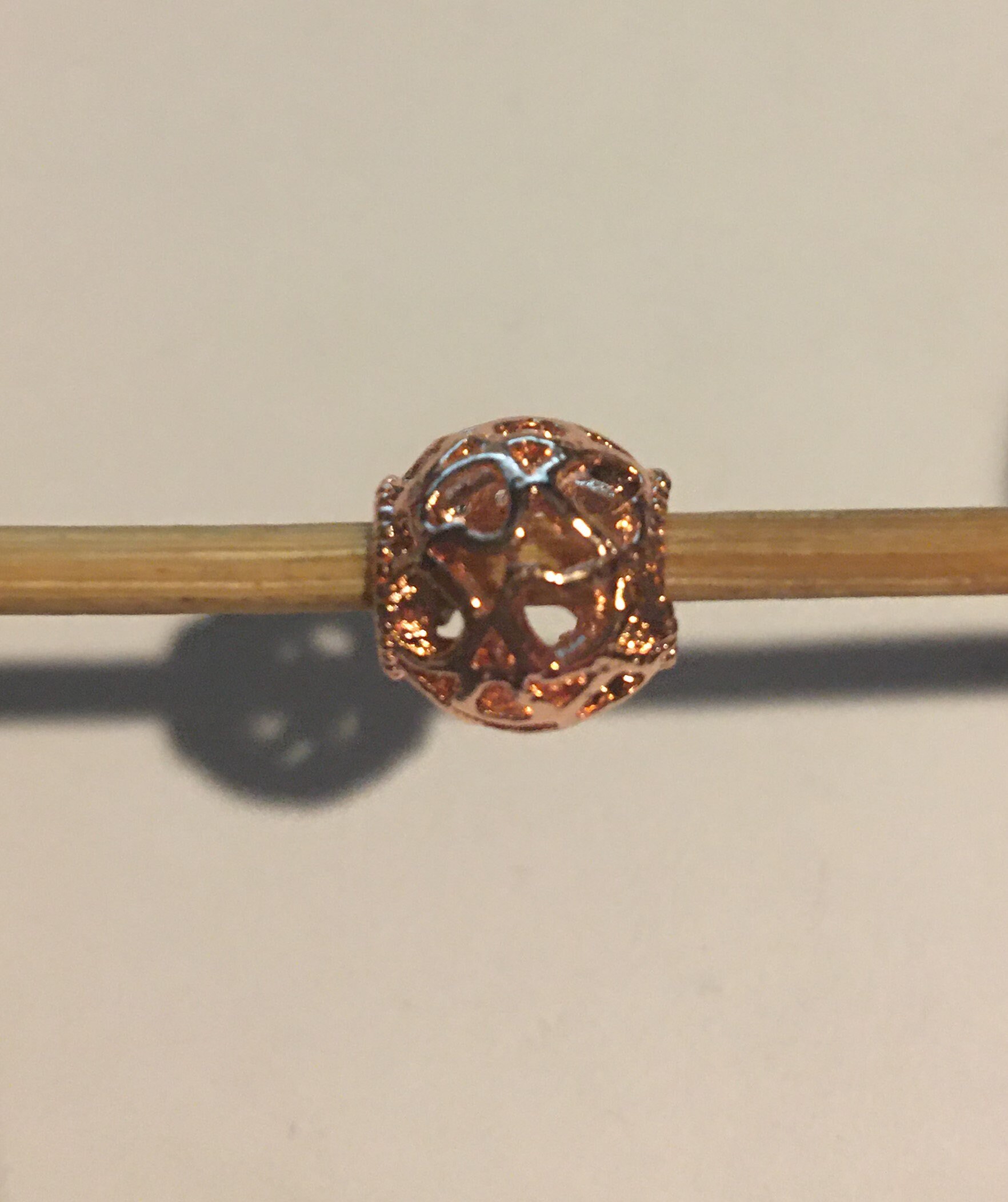 Heart Charm Bead Fits Pandora 