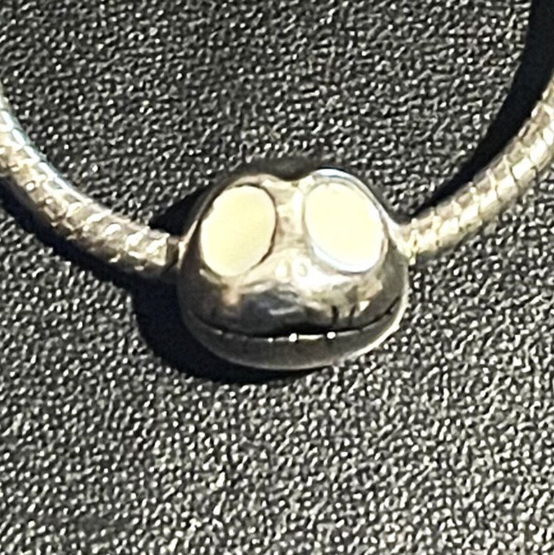 Jack Skellington Nightmare Before Christmas Skull Charm Fits Pandora