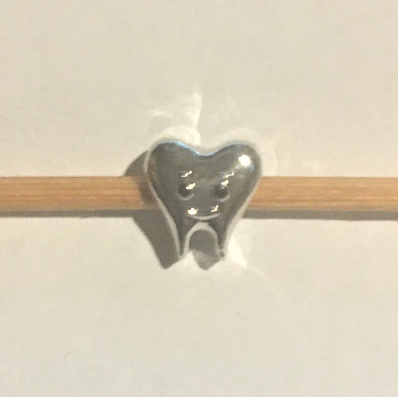 Pandora Style Tooth Charm Tooth Face Charm Silver Tooth Etsy