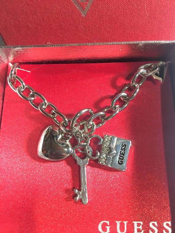 Authentic Guess Charm Necklace , Guess Pocketbook… - image 1