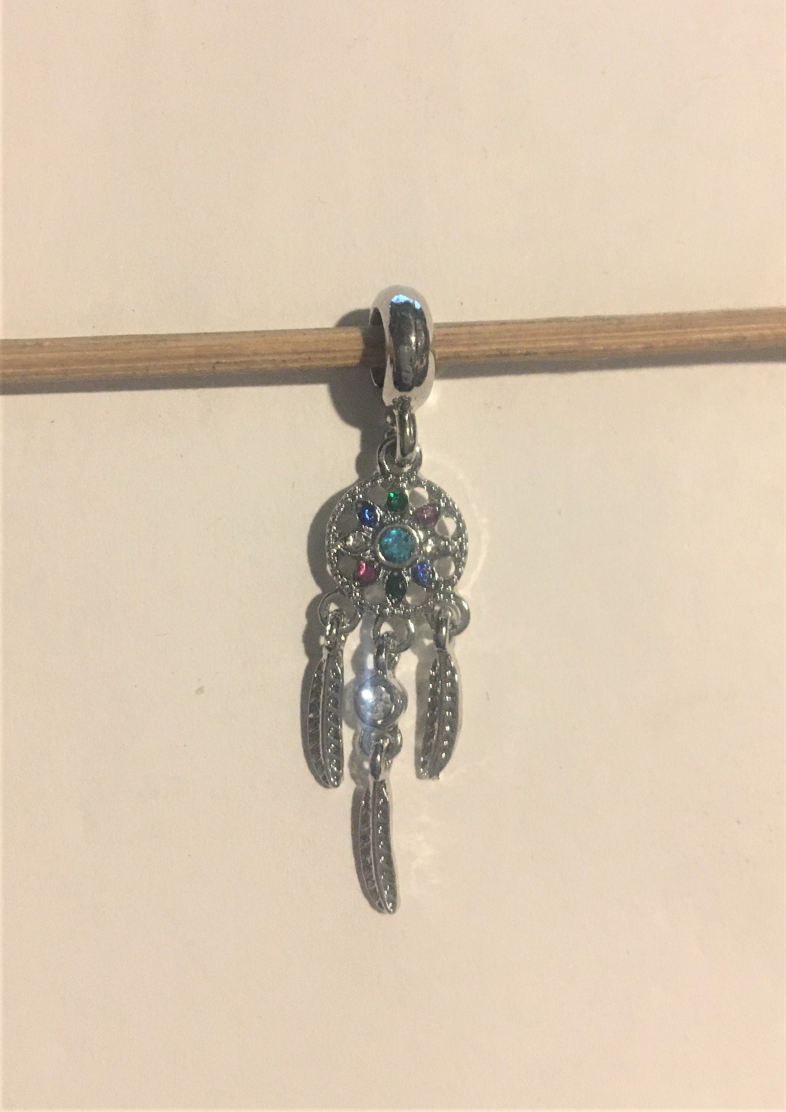 Pandora Style Dream Catcher Charm Spiritual CZ Dream Catcher Etsy