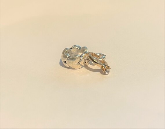 Anillos de boda Dangle Charm se adapta a pulseras Pandora Charm de compromiso Charm de anillo Charm de novia Plata Oro Etsy Espana