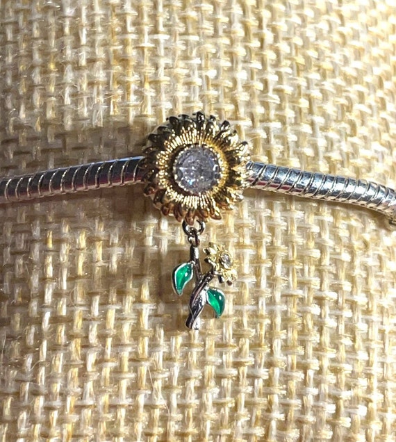 Pandora sunflower charm hot sale