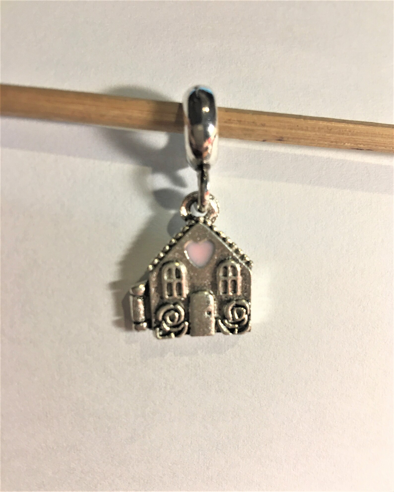 Pandora Style Home Dangle Charm Home is Where the Heart is Etsy