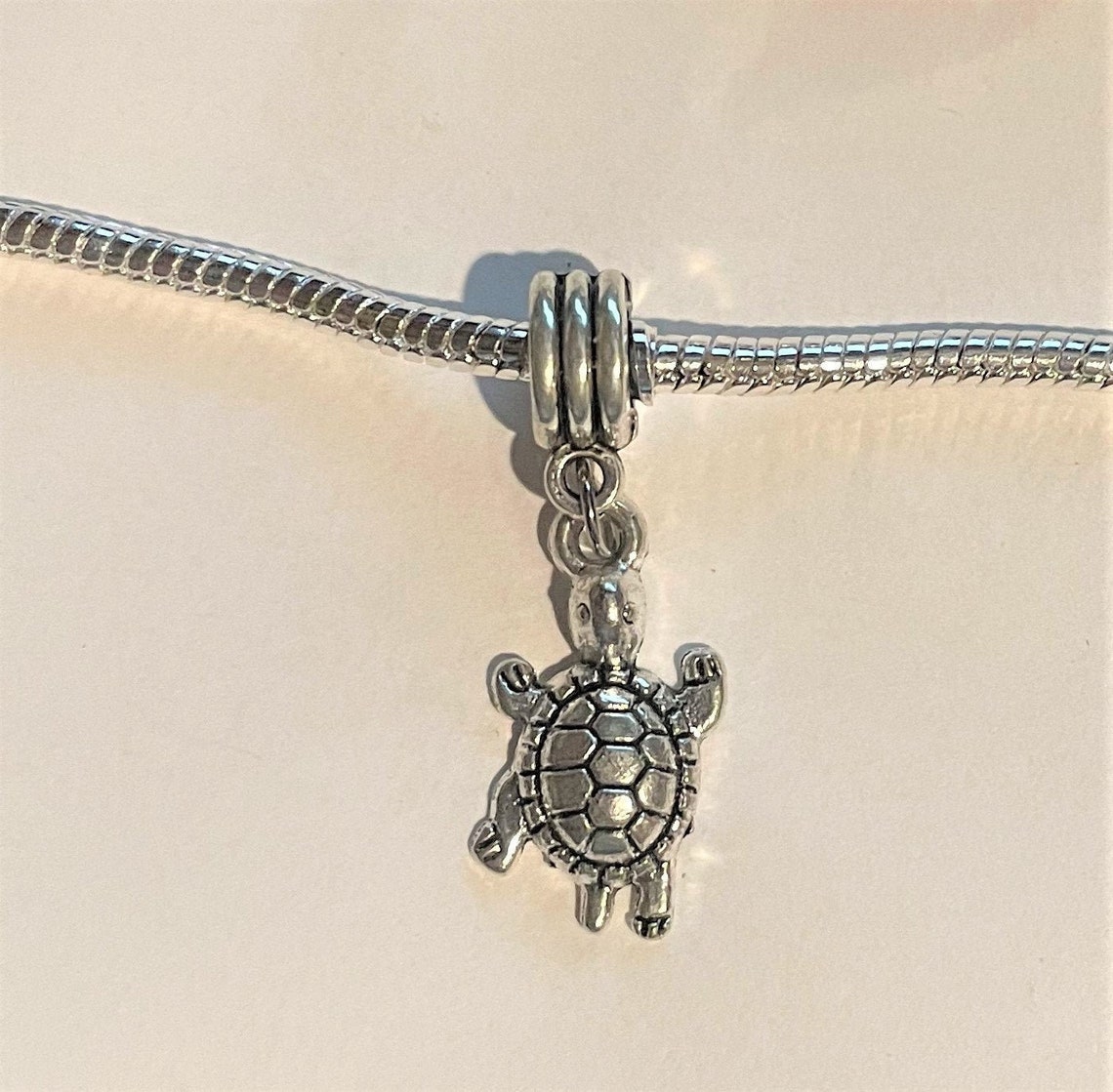 Sea Turtle Dangle Charm Fits Pandora Bracelets Silver Etsy