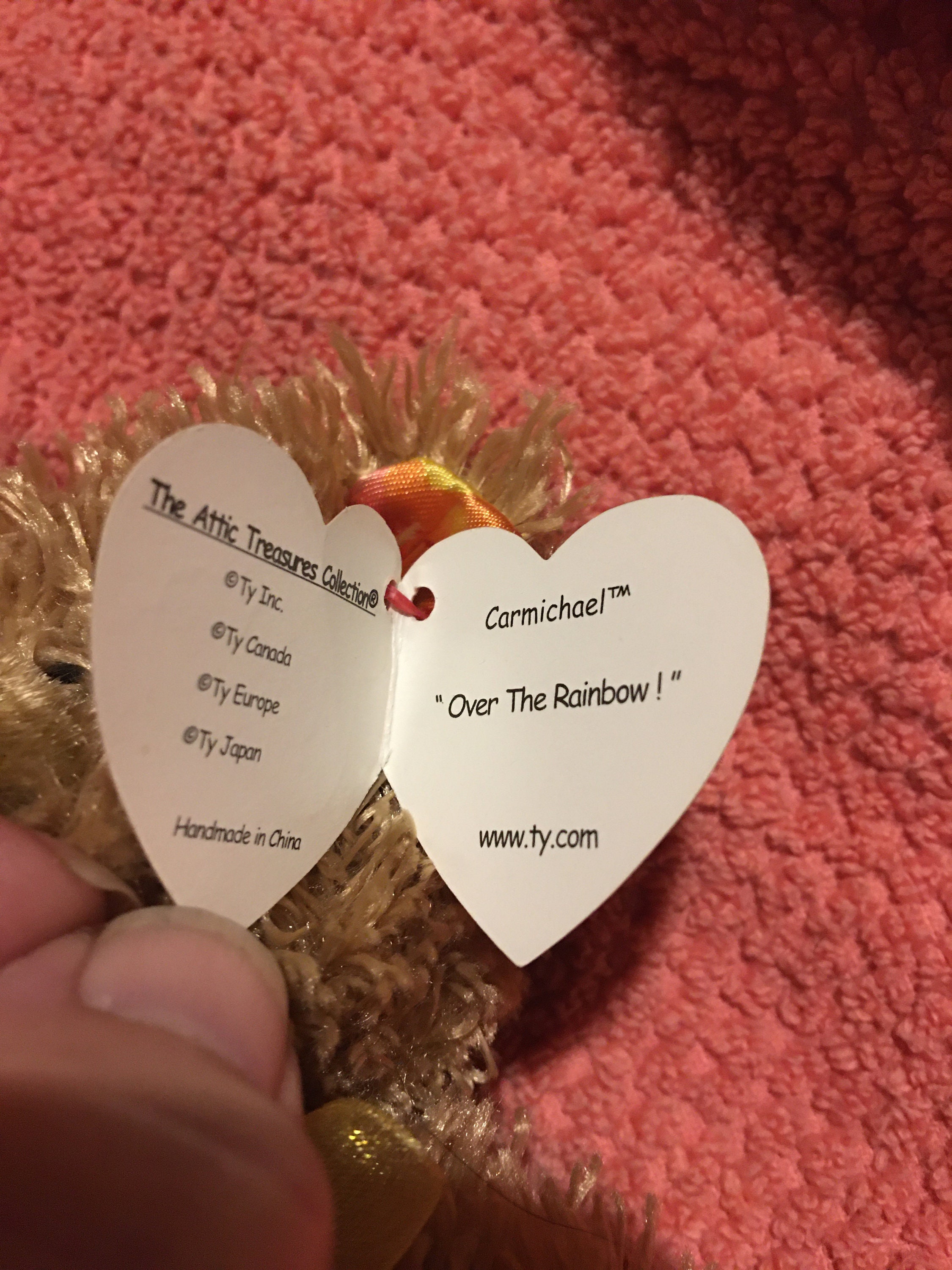 TY Carmichael Beanie Baby Rainbow Camel Beanie Jointed Etsy