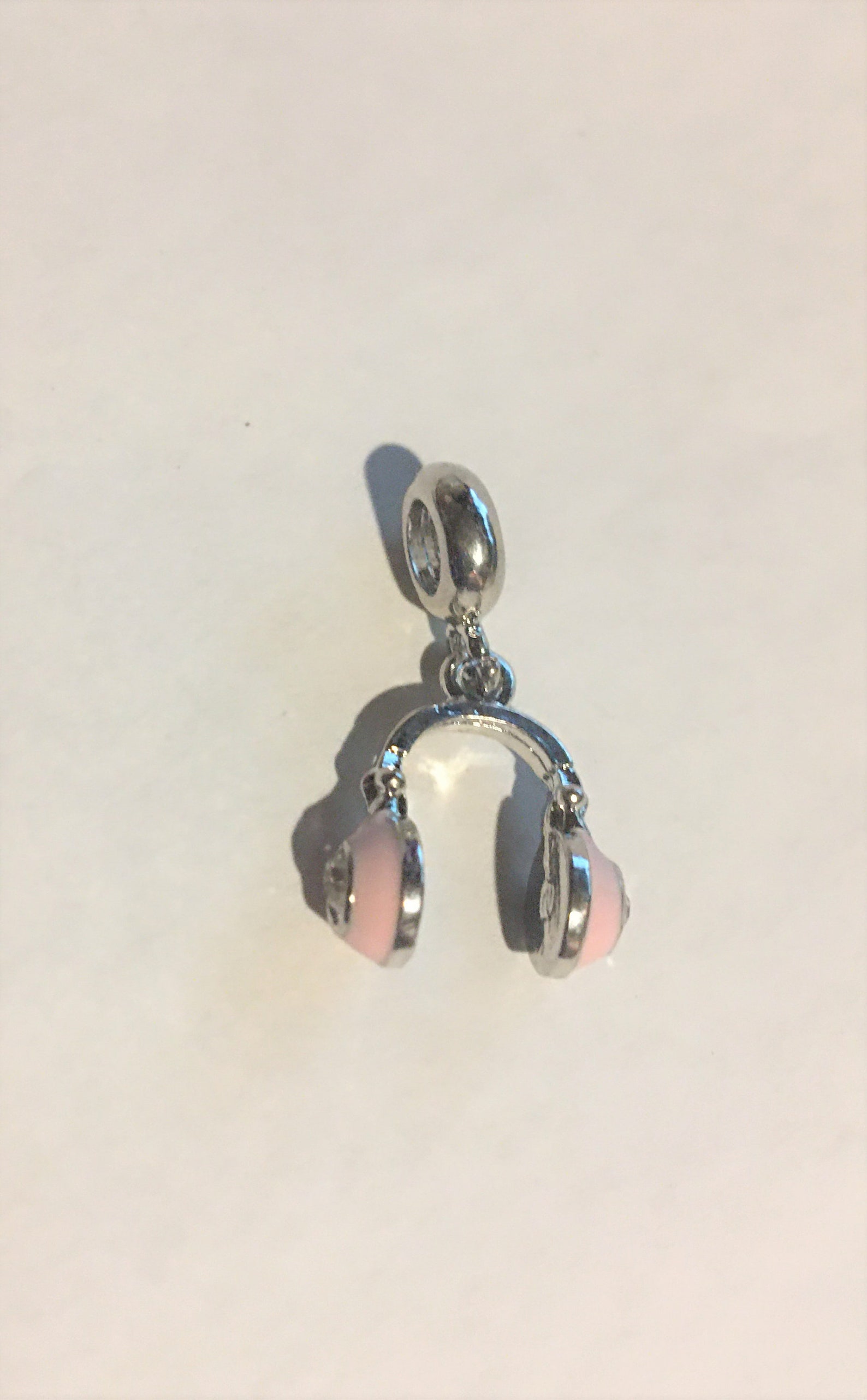 Pandora Style Pink Headphones Dangle Charm Head Phones Charm Etsy