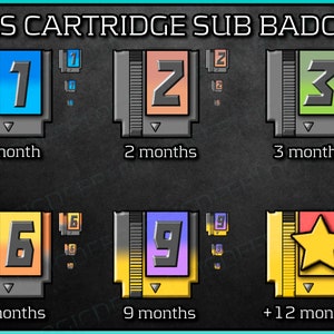 NES cartridge sub badges