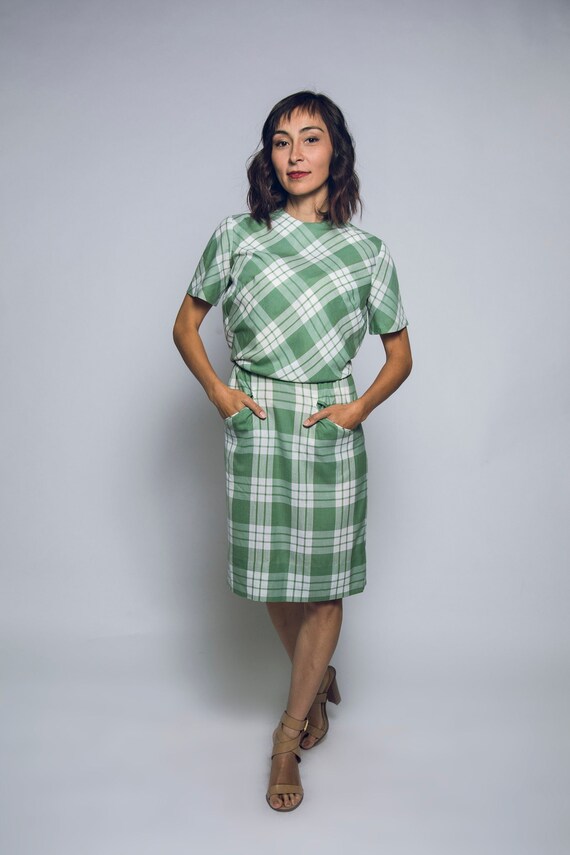 Super Sweet 1960s Green Plaid Dress by Nancy Jr New York - Extra Small - Etsy Super Sweet 1960s Green Plaid Dress by Nancy Jr New York - Extra Small - Etsy