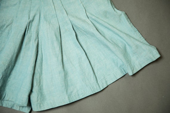 1930s Pleated Shorts - Teal