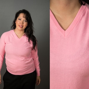 Pretty 1960s Pink Sweater by Lady Pickering by The Kimberton Co.  - Extra Large, 1x