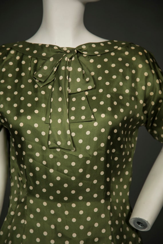 Amazing 1950s Rothmoor NWT 3 Piece Suit Green Sil… - image 10