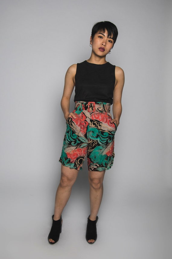 Very Cool 1980's Ultra High Waisted Shorts By La … - image 3