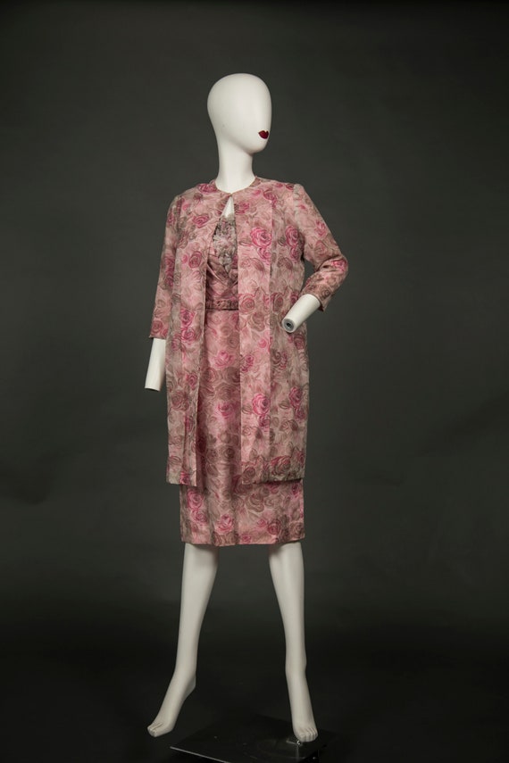 New 1960s Soptra Fabric Dress, Belt and Jacket Se… - image 2