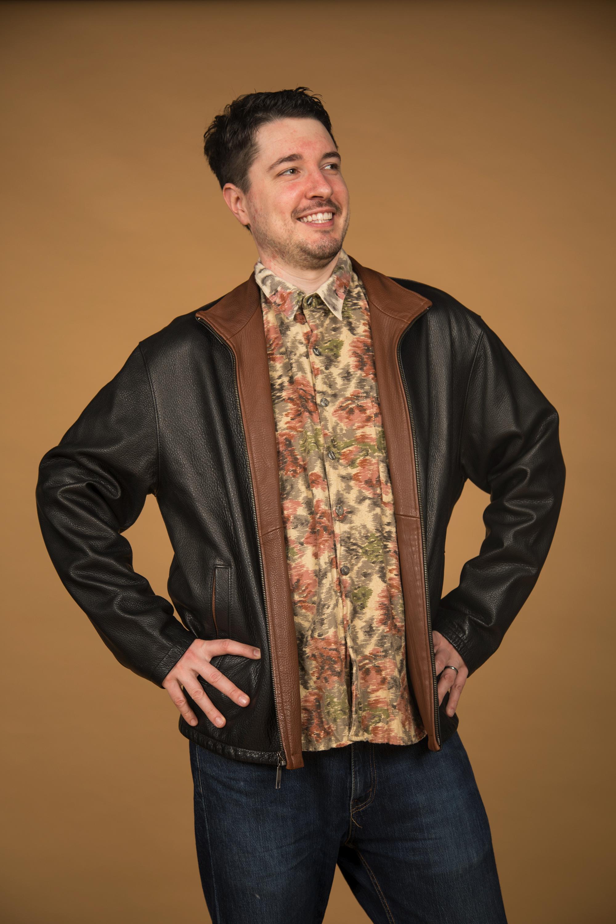 90's「PAUL STUART」Brown Leather Blouson 90's「PAUL STUART」Brown Leather Blouson Vintage Paul Stuart Black