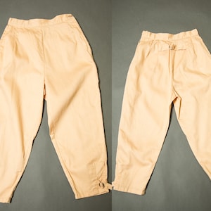 1950s Queen Casuals  Apricot Beach Capri Pants - Small
