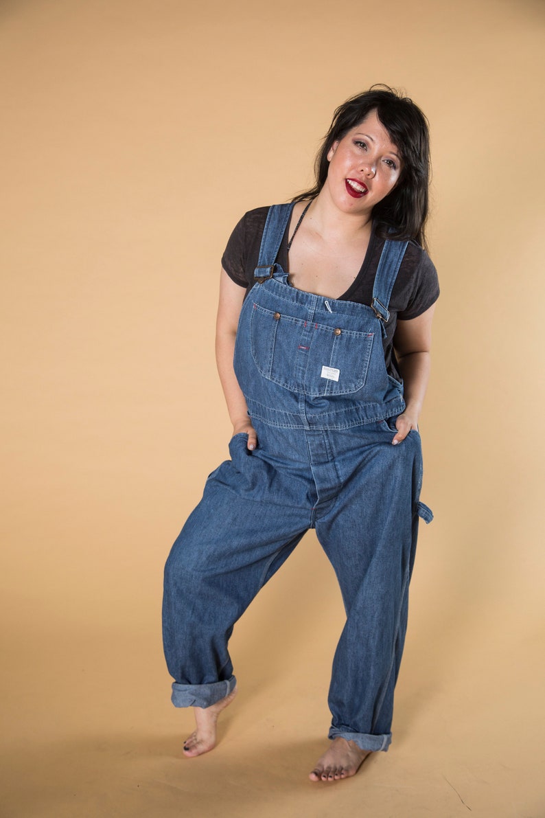 1970s Big Mac Jcpenney Blue Overalls up to 4x Etsy