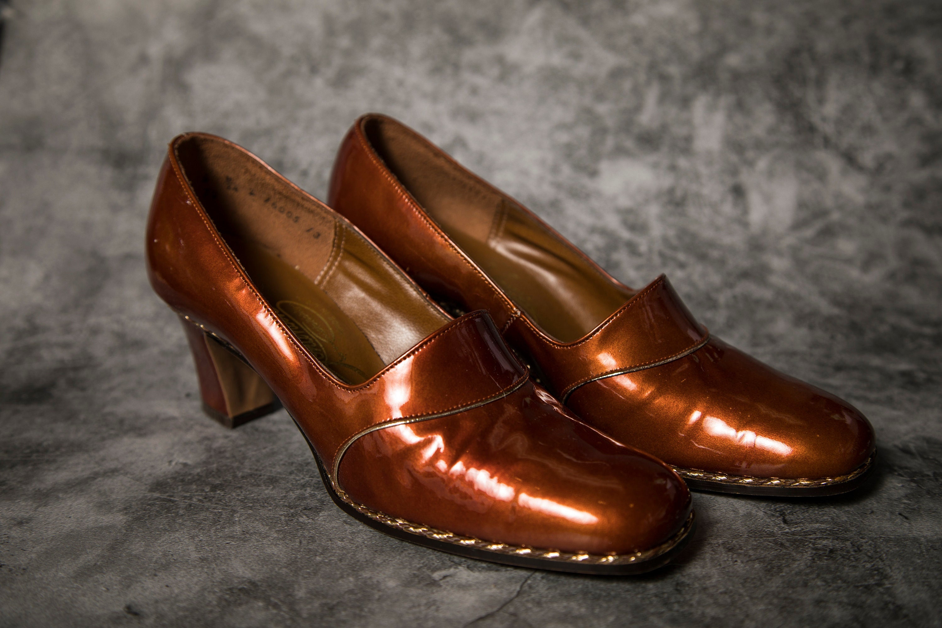 knee length dresses for ladies Vibori Copper Tango Shoes main image 1
