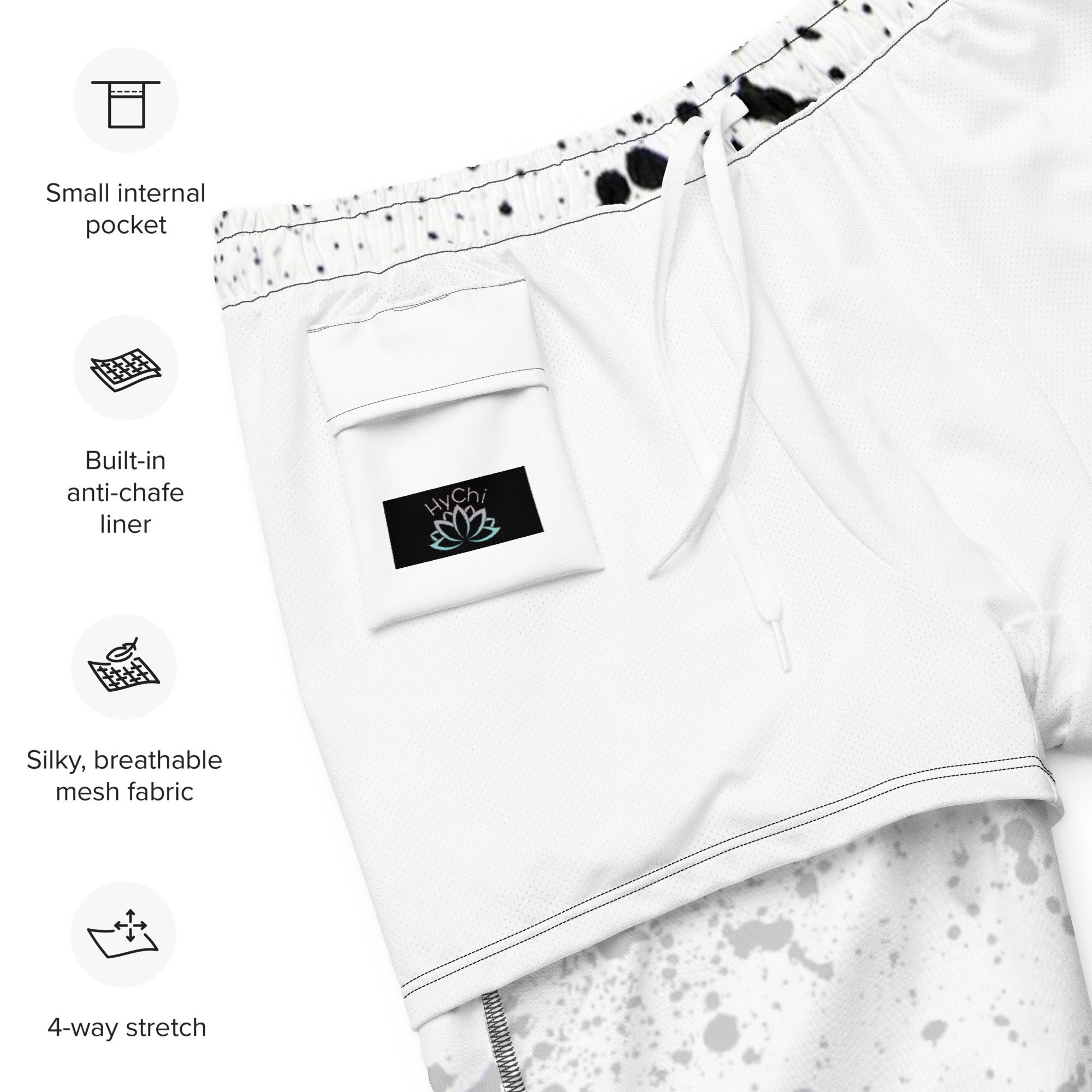 Hychi ABSTRACT Men's Swim Trunks Etsy