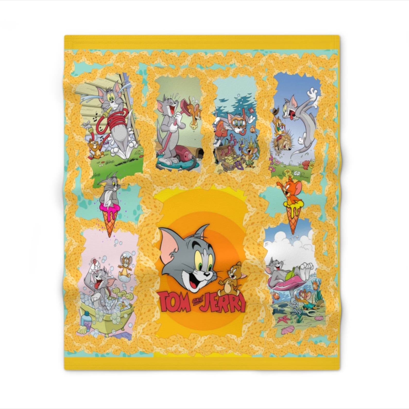Tom and Jerry. Disney. Throw Blanket Etsy