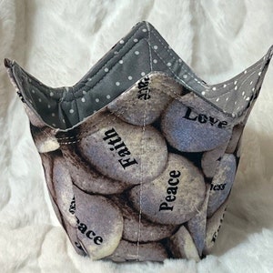 Inspirational Faith Rocks Ice Cream cozies. Perfect for Ninja Creami pints- two sizes to pick from. Limited amount!