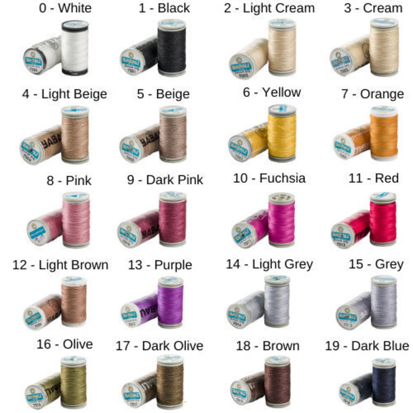 Extra Strong Bead Thread 20 color options Beading Thread Etsy