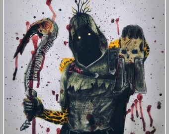 Dead by Daylight: The Wraith original drawing