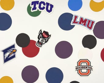 Custom College Table Confetti | School Logo | Graduation Party Decor | Grad Table | University