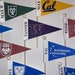 Custom College Pennant Flags Centerpiece Pennant Flag College Flag ...