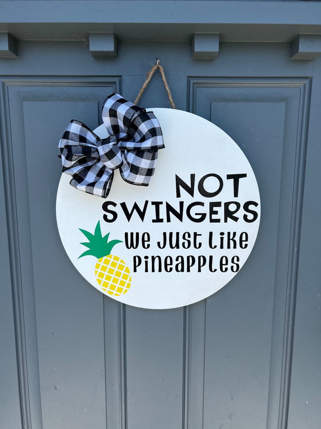 Funny Front Door Sign Sign Door Hanger Porch Decor Etsy