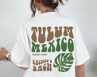 Tulum bachelortte party shirts, Mexican custom bachelorette, Beach bachelorette, Bach party shirts, Bachelorette merch shirt