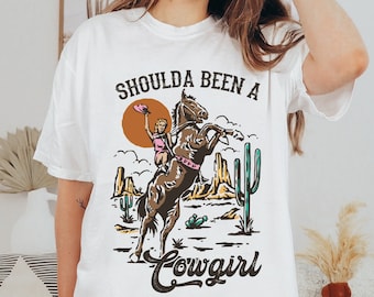 Cowgirl tshirt, Western Graphic Tee, Wild west shirt, Retro Cowgirl, Boho Western Shirt, Nashville shirt, Country Girl, Rodeo graphic tee