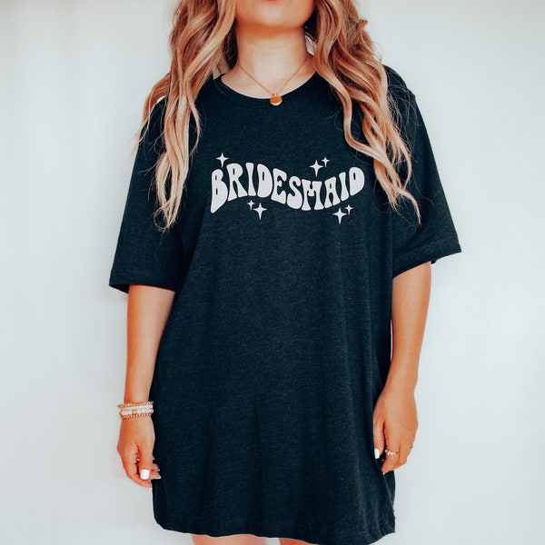 Bridesmaid getting ready outfit | Maid of honor gift | Bridesmaid proposal | Bride oversized shirt | Bachelorette party gift ideas