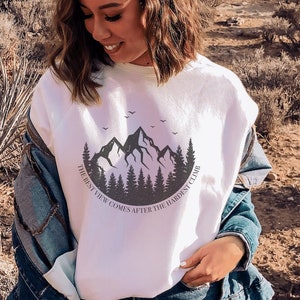 Mountain Sweatshirt, Hiking Sweatshirt, Crew Neck Sweatshirt