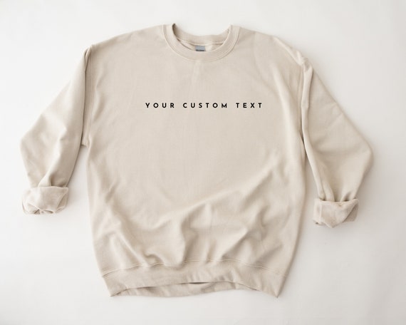 crewneck sweatshirt custom