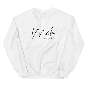 Mother of the bride gift from bride, Mother of the bride shirt, Crew Neck Sweatshirt image 8