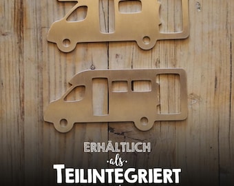 Wohnmobil Flaschenöffner-Design aus Edelstahl