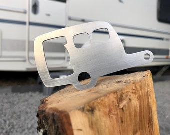 Caravan Bottle Opener Design  stainless steel