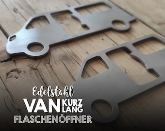 Van-Design Flaschenöffner aus Edelstahl